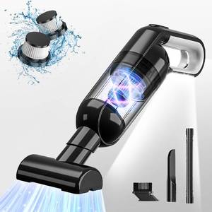 lot 22419 image: NecYINuoVe Cordless Handheld Vacuum, Portable Car Vacuum with LED Light,Rechargeable Small Vacuum Cleaner with Powerful Suction,Lightweight Vacuum Cleaner for Car Home Office Pet Hair,Grey