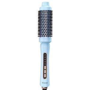 lot 22423 image: Farery Thermal Brush 1.5 Inch for Short to Medium Hair, Heated Round Curling Iron with 5 Heat Settings Up to 420°F, Hot Styling Tool for Curls Bangs Volume Flips, Dual Voltage Travel - Retail $30