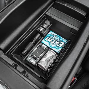 lot 22765 image: RUNROAD Center Console Organizer Tray Compatible with Mercedes Benz 2020-2026 GLE Class W167 350 450 AMG 53 GLS X167 450 580 63 Accessories, Middle Console Organizer GLE350 Armrest GLE450 Storage Box - Retail $15