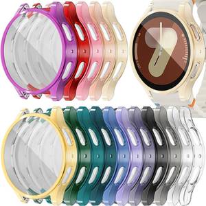lot 30088 image: RICHONE 16 Pack Compatible with Samsung Galaxy Watch 7 40mm Screen Protector Case, Soft TPU Protective Face Covers Bumper Accessories for Women Men Galaxy Watch7 40MM (16 Colors, SM-L300) - Retail $16