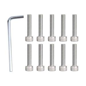 lot 30101 image: 10-Pack Fuel Wheel Center Cap Screws with Adapter Tool for 1001-63-B, 1001-63B, 1001-63GB