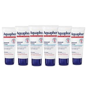 lot 33520 image: Aquaphor Healing Ointment, Advanced Therapy Healing Ointment for Dry Skin, Skin Protectant for Dry Cracked Skin - 1.75 oz. Tube (Pack of 6) - Retail $33