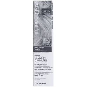 lot 33527 image: AGE beautiful Pure Silver Demi Liqui-Creme 5-Minute Toner  Blend & Enhance Gray Hair with Soft Gray Tones  Neutralize Yellow Tones  Professional Salon Color - Retail $10