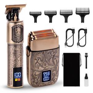 lot 33530 image: Ufree Foil Shavers Electric Razor for Men, Beard Trimmer Grooming Shaving Kit, Hair Trimmer, Cordless Head Shavers for Bald Men Barber Clippers, Birthday Gifts for Him - Retail $60