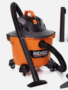lot 7791 image: RIDGID NXT 9 Gallon WetDry Shop Vacuum HD0900 - Retail $89