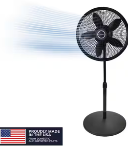 lot 7811 image: Lasko Cyclone Large Room Pedestal Fan - Retail $45