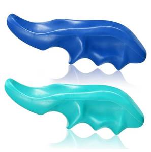 lot 46028 image: 2 Pcs Blue Thumb Saver Massage Tool Deep Tissue Massager for Pressure Reflexology Professional Neck Shoulder Back Foot Stress Relief - Retail $6