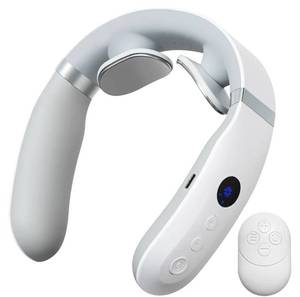 lot 46055 image: Neck Massager, Portable Electric Neck Massager with Heat, Soothing Massage for Shoulders, Relaxing Gifts for Men Women - Retail $32