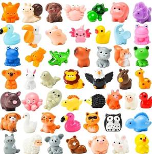 lot 46077 image: 50 Pcs Mini Resin Animal Tiny Resin Animals Figurines Bulk Miniature Little to Hide Small Animal Figures Bulk for Micro Fairy Party Favors Garden Landscape Accessories Dollhouse Crafts Decor - Retail $10