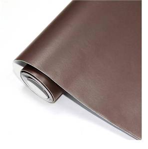 lot 46088 image: Leather Repair Kit for Furniture - Advanced PU, Strong Self Adhesive Leather Repair Patch for Couch 3.9x79 inch Vinyl Repair Tape for Car Seat Upholstery Sofa Office Chair (Light Brwon) - Retail $13