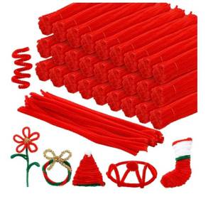lot 57486 image: 1000 Pcs Pipe Cleaners Bulk Chenille Stems Fuzzy Sticks DIY Art Crafts Supplies Crafts Sticks Projects Creative Decoration Birthday Graduation Party Favor - Retail $22