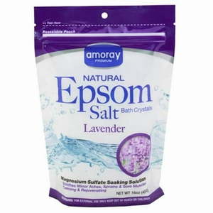 lot 20539 image: Regent Products 115494 16 oz Lavender Amoray Bag Epsom Salt - Pack of 12