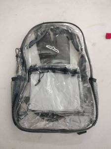lot 20565 image: Clear PVC backpack