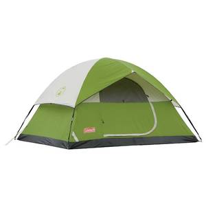lot 20633 image: Coleman Sundome 2-Person Weatherproof Dome Tent with E-Port  1 Room  Green