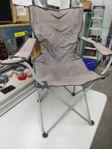 lot 20646 image: Embark Outdoor Folding Camp Chair with Cup Holder