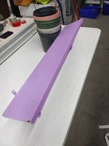 lot 20652 image: Purple Wall Mounted Shelf