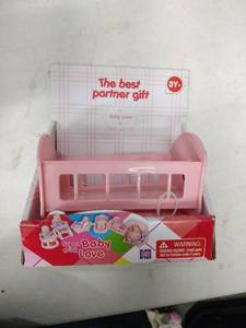 lot 20657 image: Super Baby Love doll crib playset
