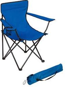 lot 20534 image: Shakespeare Blue Folding Lawn Chair