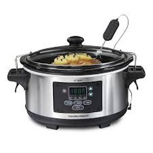 lot 20560 image: Hamilton Beach Set n Forget 6 Qt. Programmable Slow Cooker