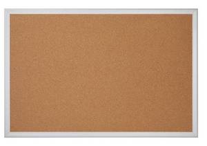 lot 6 image: Office Depot� Brand Cork Bulletin Board, 36 x 48, Aluminum Frame With Silver Finish - Retail $69.99