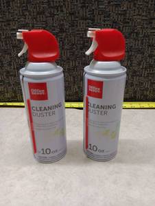 lot 19 image: Office Depot Cleaning Duster Spray 10oz Cans - Lot of 2