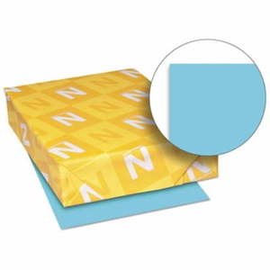 lot 26 image: Neenah Paper 26781 Exact Brights 20 lbs. 8.5 in. x 11 in. Color Paper - Bright Blue (500Ream) -