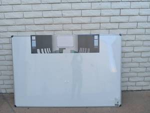 lot 36 image: Realspace Large Magnetic Dry Erase Board 48x72 Inches with Marker Tray - Retail $150