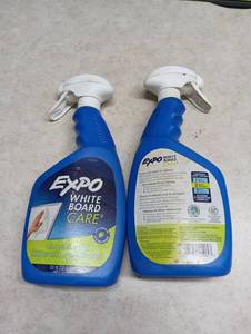 lot 39 image: Expo Dry Erase Whiteboard Cleaning Spray  22 oz. - Lot of 2