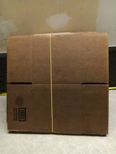 lot 42 image: Global Industrial BP3203 Heavy Duty Cardboard Corrugated Boxes - 10 x 10 x 10 in., Kraft - Pack of 25