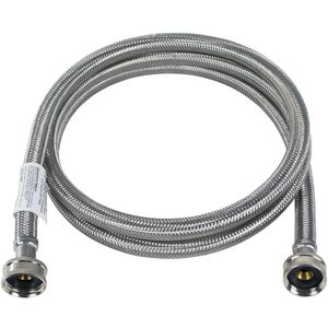lot 43 image: Certified Appliance Accessories WM48SS Braided Stainless Steel Washing Machine Hose 4ft