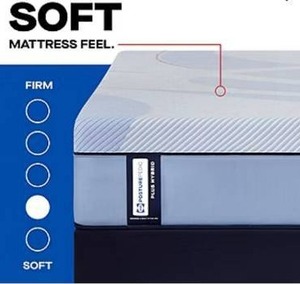 lot 64 image: Sealy Posturepedic Ripley 13 Hybrid Plush Tight Top - Mattress Only open bag - Retail $2,615