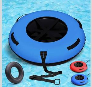 lot 8800 image: River Tube withPremium Canvas Cover, Towable Snow Tube for Wi