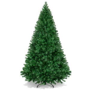 lot 8829 image: Best Choice Products 4.5ft Premium Hinged Artificial Christmas Pine Tree w 400 Tips  Metal Base