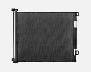 lot 8842 image: Retractable Baby Gate, Mesh Partition 33 x 55 Black