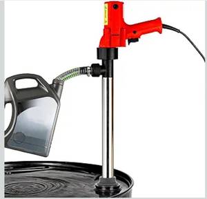 lot 859 image: 110V High-Power 2480W Electric Liquid Transfer Pump - 91cm Stainless Steel Tube 2m Steel Wire Hose - for Slightly viscous liquid,Lube Oil, Water, Antifreeze - electric fuel transfer pump