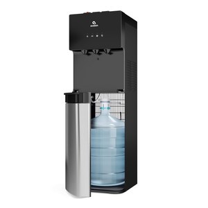 lot 8917 image: Avalon Bottom Load Water Cooler 3 Temp  StainlessBlack. 41 in