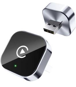 lot 8923 image: 2026 Upgraded Wireless CarPlay Adapter - Fast Auto-Connect, Stable Connection, Mini Size Plug & Play Adapter for iPhone & Android Auto Compatible Cars
