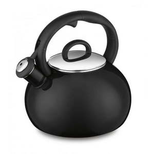lot 8924 image: Cuisinart Porcelain Enamel on Steel Teakettles Aura 2 Quart Enamel Teakettle