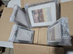 lot 8926 image: 9 Piece Picture Frames multi Color