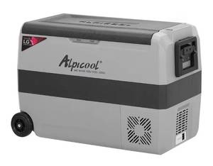 lot 5889 image: Alpicool LGT50 Dual Temperature Control 12 Volt Refrigerator 53 Quart Portable Car Fridge Freezer (-4°F68°F) for Truck, RV, Boat, Camping and Travel