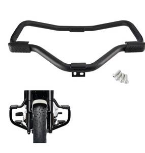lot 5909 image: Oumurs 1-14 Highway Engine Guard Crash Bar Protect Compatible with Harley Sportster 883 1200 Iron XL XR 48 72 2004-2021 for Softail Seventy Two Forty Eight Heavy Duty Upper Support Mustache