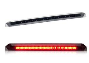 lot 5912 image: Third 3rd Brake Light LED for 1999-2004 Ford Mustang, High Mount Rear Brake Lights Assembly for 99-04 Mustang, Waterproof Center Cab Lamp Stop Light