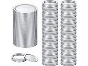 lot 8790 image: Canning Lids with Rings Fits Ball, Kerr &amp More, Premium Mason Jar Lids with Rings for Regular Mouth Ball, Kerr Jars