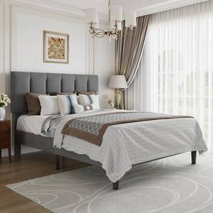 queen bed frame with headboard grey 907q grey