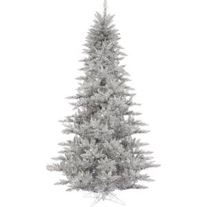 lot 5918 image: Evergreen Christmas Tree 3ft Silver Color