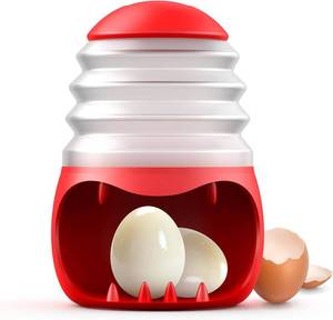 lot 4911 image: PowCube Boiled Egg Peeler   Fun Egg Peeling Challenge for Family