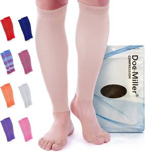 lot 4916 image: Doc Miller Compression Calf Sleeve 20-30mmHg Knee High XXL