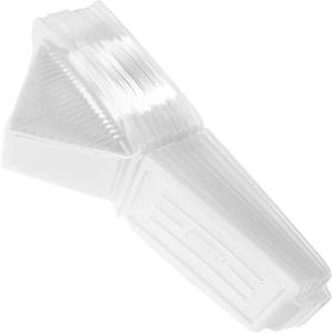 lot 4923 image: 100Pcs Clear Sandwich Packaging Boxes, Triangle Food Containers