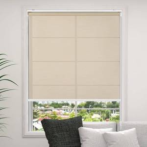 lot 4936 image: 2-Pack Light Filtering Roller Shades Jacquard, UV 36x72 Pearl