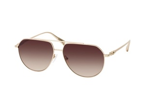 lot 4938 image: Longchamp Womens 57mm Gold Sunglasses